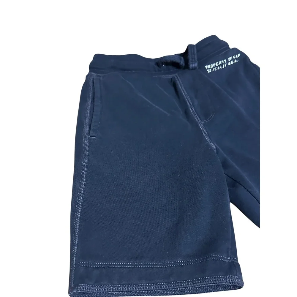 GAP Kids Navy Blue Sweat Shorts with‎ Drawstring Size S 6-7